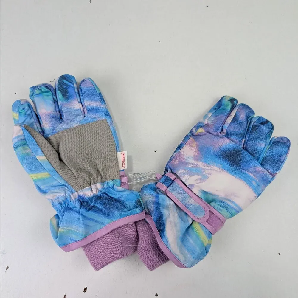 The Children's Place Girls 8+ Winter Gloves - Star Blue & Purple